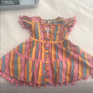 FARM Rio Colorful Striped Kids Dress